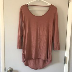 BKEred open-back tunic